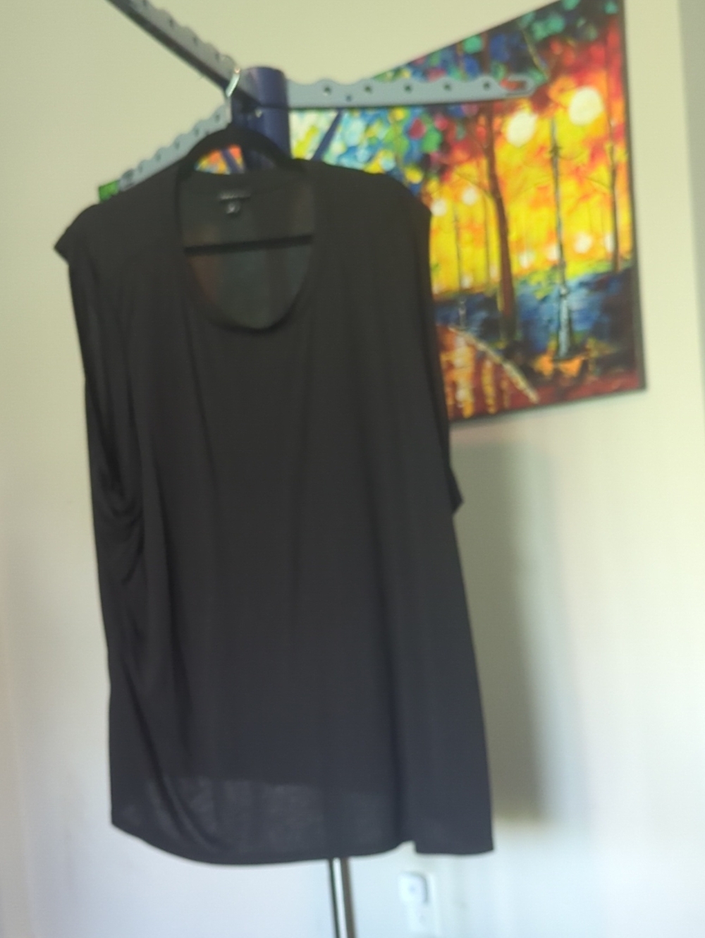 torrid Black Sleeveless Muscle Tee with Scoop Neck #2